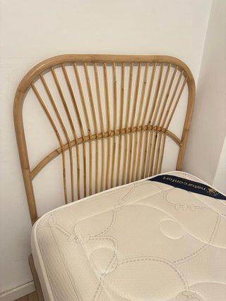 Cabecero de ratán 90 cm