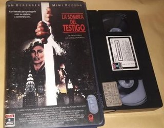 La Sombra del Testigo VHS 1a Edición