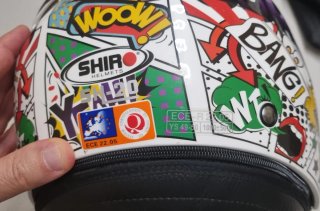 Casco Moto SHIRO Diseño Comic