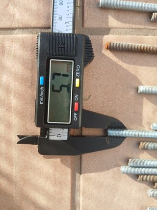 56 Barre Filettate M6 Acciaio Zincato