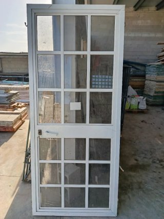 Puerta aluminio y cristal 0,90x2,10