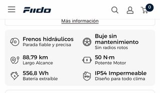 Bicicleta Eléctrica Plegable Fiido M1 Pro