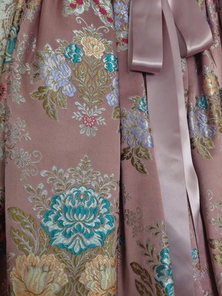 Traje de Fallera Infantil Rosa Maquillaje