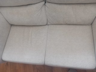 Sofá de 2 plazas beige