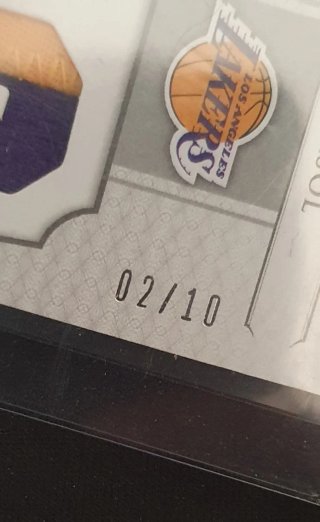 Cromo Pau Gasol National Treasures Patch /10
