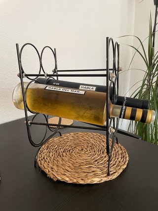 Botellero Metálico Negro