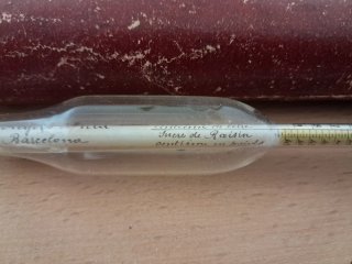 Antiguo Mostímetro/Densímetro Kegels Vidrio