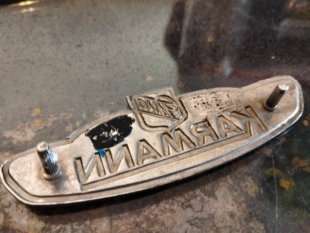 Emblema Karmann Ghia VW
