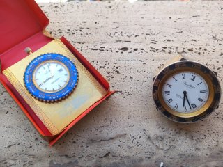 Set 2 orologi da ufficio anni '60-70 italia