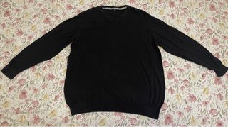 Jersey Negro Talla XXXL