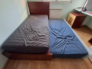 Cama nido infantil Alondra, con dos colchones.