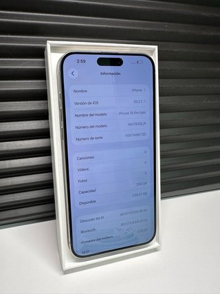 iPhone 15 Pro Max 256GB Gris