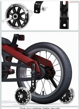 Ruedines bici niño universales