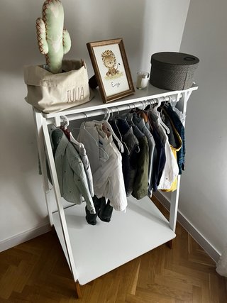 Colgador infantil blanco/madera Maissons du monde