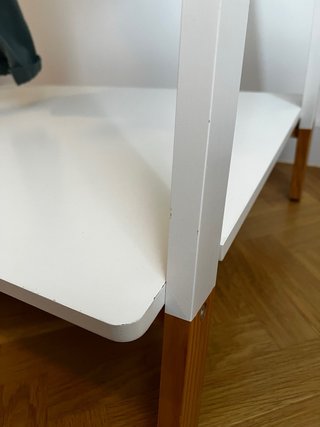 Colgador infantil blanco/madera Maissons du monde
