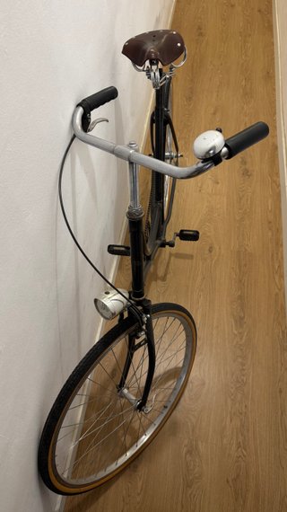 Bicicleta Clásica Vintage Negra