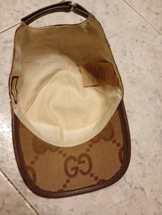 Gorra Gucci Beige y Marrón