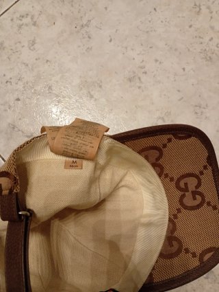 Gorra Gucci Beige y Marrón