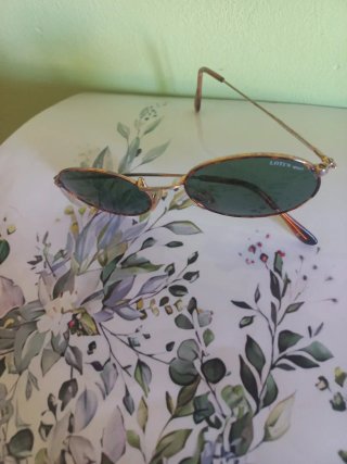 Gafas de sol LOTUS redondas doradas