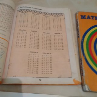 3 libros de matemáticas de santillana 1985/86/87