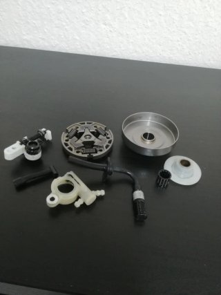 Embrague, tensor y bomba para motosierra ms 151 c