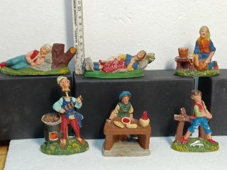 Pastori presepe cartapesta - 20 euro cad.