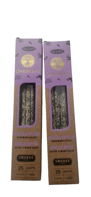 2 cajas de Incienso Ullas Orgánico Eucalipto