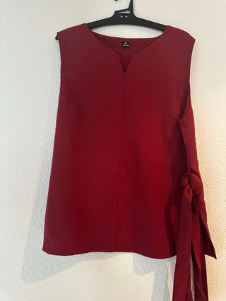 Conjunto pantalón burdeos talla XL