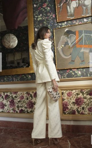 Traje chaqueta Cayro Talla S Beige