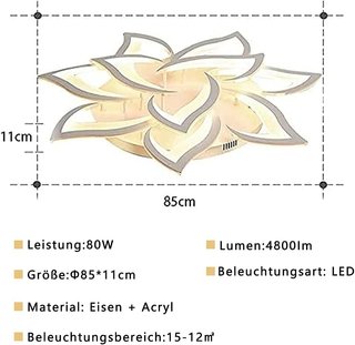 Lampada da soffitto LED regolabile con telecomando