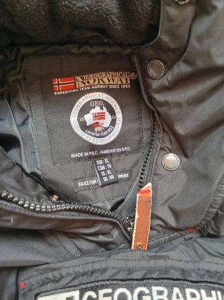 Chaqueta Geographical Norway Negra