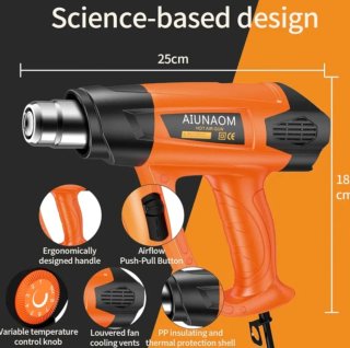 Pistola de Aire Caliente AIUNAOM