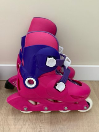 Patines en línea rosas para niña