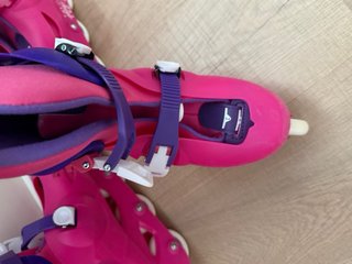 Patines en línea rosas para niña