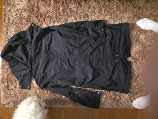 Gabardina Massimo Dutti Negra