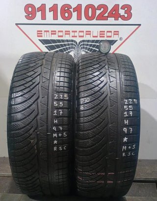 4UD 225 55 17 H MICHELIN RUEDA AL 90% VIDA UTIL