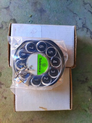 Disco de teléfono antiguo Telefónica