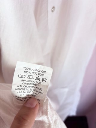 Vestido blanco algodón estilo ibicenco S