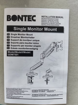 Brazo Soporte Monitor Ajustable Full Motion