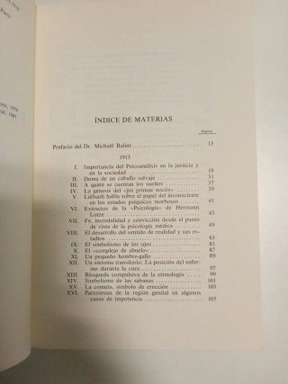 PSICOANÁLISIS. 2 TOMOS. MONOGRAFÍAS DE PSICOLOGÍA