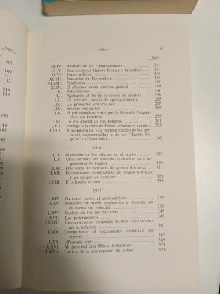 PSICOANÁLISIS. 2 TOMOS. MONOGRAFÍAS DE PSICOLOGÍA
