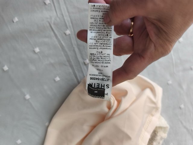 Vestido blanco manga larga