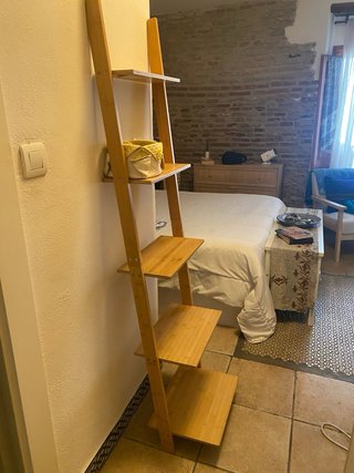 Estantería Escalera Bambú