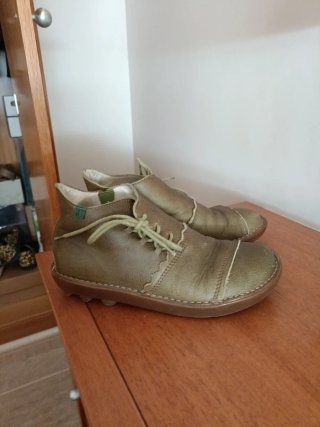 Botines El Naturalista Piel Verde