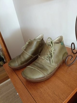 Botines El Naturalista Piel Verde