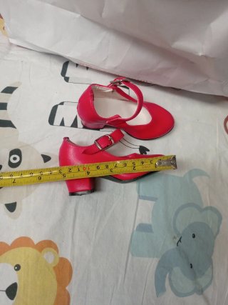 Zapatos flamenca niña rojos