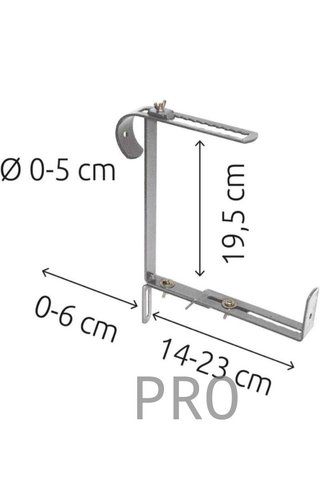 Supporto per fioriere da balcone
