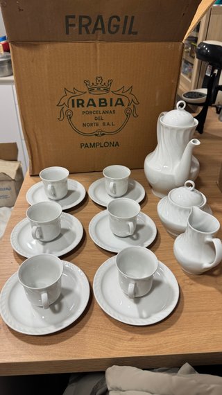 Juego de café Irabia porcelana