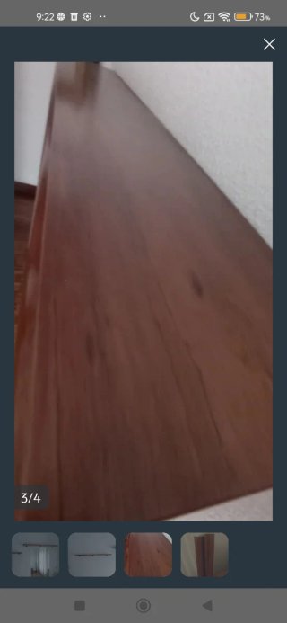 Balda de madera de cerezo