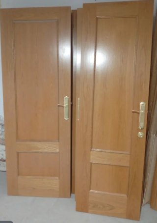Puertas de madera de roble